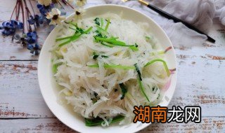 白萝卜怎么凉拌好吃 白萝卜怎么凉拌