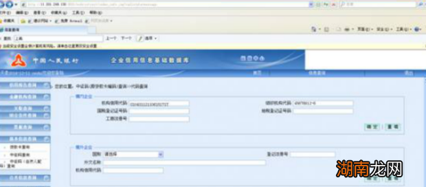 企业中征码怎么查