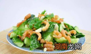 虾米拌黄瓜怎么做 虾米拌黄瓜的做法步骤