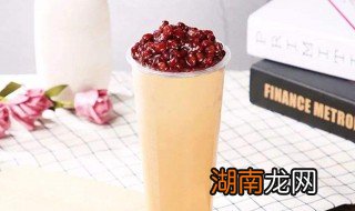 红豆茶怎么做 红豆奶茶做法介绍
