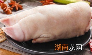 高压锅炖猪蹄的家常做法 高压锅炖猪蹄的家常做法步骤