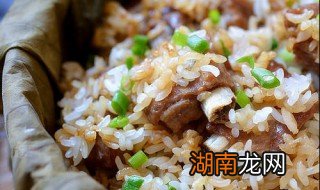 腊味荷香饭如何做 腊味荷香饭的做法介绍
