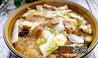 白菜粉条怎么做 白菜粉条的做法介绍