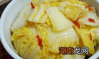 凉拌酸辣白菜的做法 凉拌酸辣白菜的做法介绍