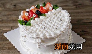 鲜奶油蛋糕的做法 鲜奶油蛋糕怎么做