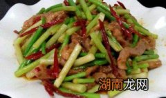 青蒜苗炒肉丝的做法 青蒜苗炒肉丝怎么做