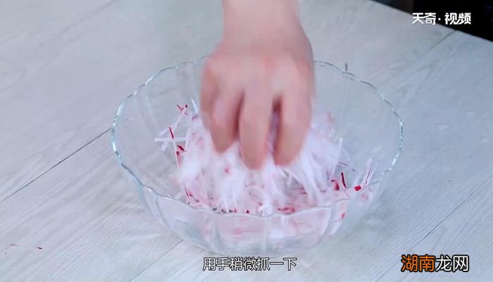 香菜萝卜丝怎么做香菜萝卜丝的做法