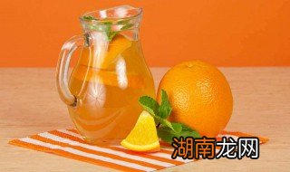 怎么做桔子饮料 桔子饮料做法如下