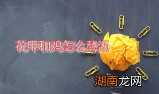 花甲和鸡怎么熬汤好吃 花甲和鸡怎么熬汤