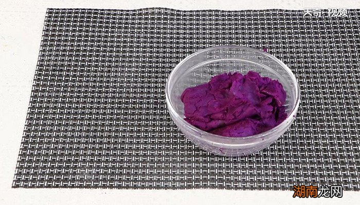 鲜甜紫薯糯米糍的做法 怎么做鲜甜紫薯糯米糍