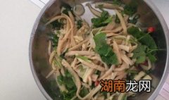 鸡腿菇怎么凉拌好吃 凉拌鸡腿菇的做法