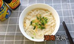 清汤面没有材料怎么做 清汤面做法如下