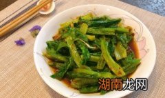 糖醋油麦菜怎么做好吃 糖醋油麦菜好吃的做法介绍