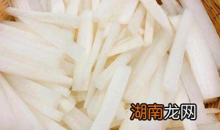 腌制白萝卜丝的方法 如何腌制白萝卜丝
