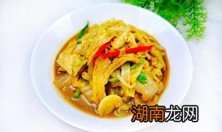 白菜炒腐竹做法窍门 怎么做白菜炒腐竹
