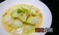 虾皮烩蒲瓜的家常做法 虾皮蒲瓜怎么做