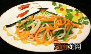 滑炒鱼丝的做法大全窍门 滑炒鱼丝的家常做法