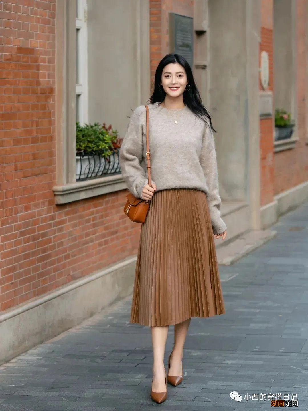 棕色,秋冬最高级的颜色,这样搭配最好看