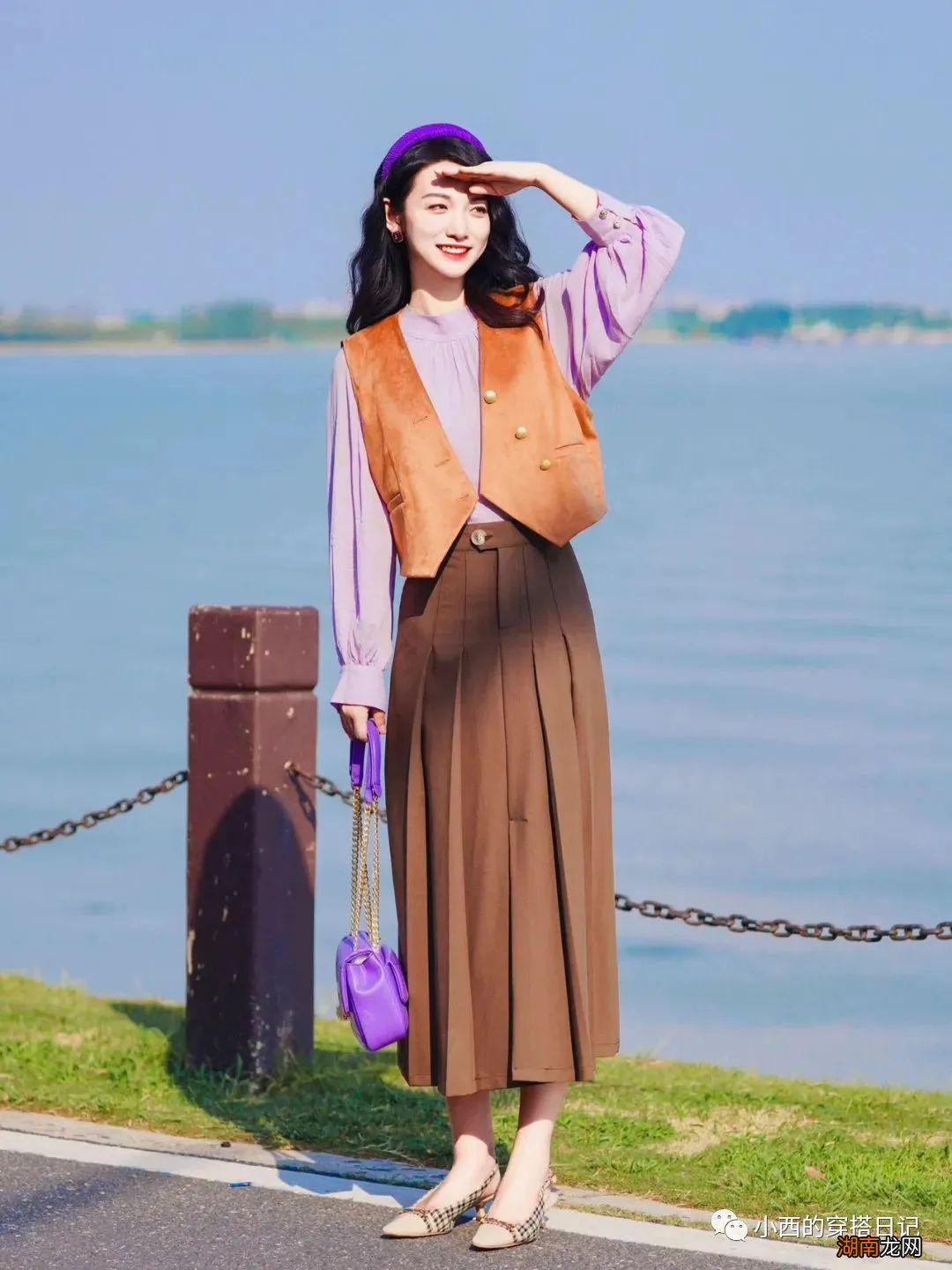 棕色,秋冬最高级的颜色,这样搭配最好看