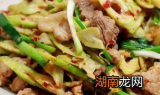 笋子炒肉的做法大全 肥肉炒笋子的做法