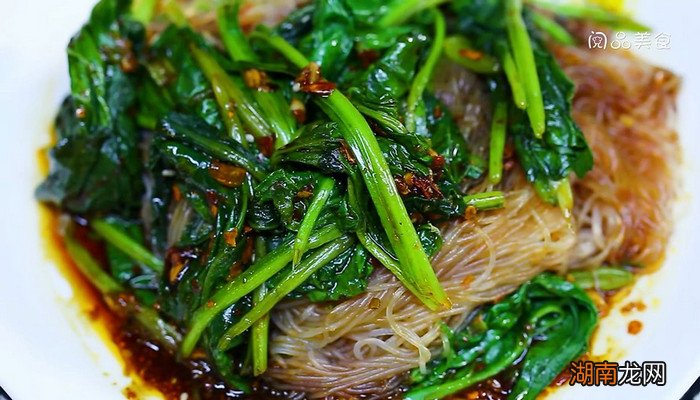 凉拌菠菜粉丝的做法大全 凉拌菠菜粉丝的做法