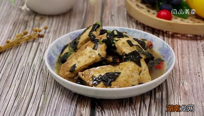 海苔豆腐丝的做法 海苔豆腐的做法