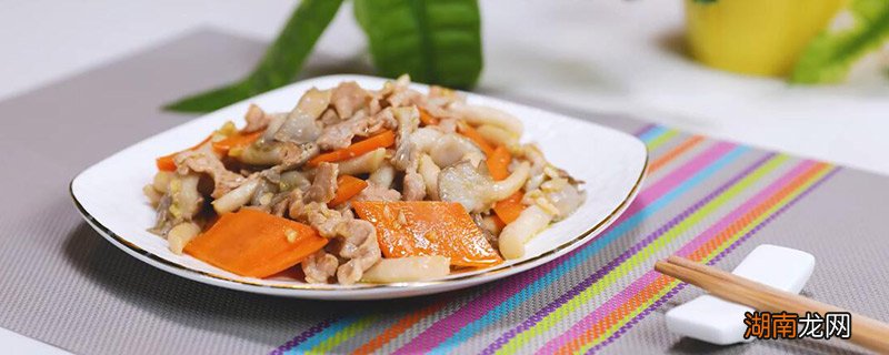 蘑菇肉片的做法 蘑菇肉片的做法大全家常菜