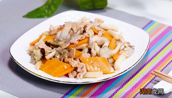 蘑菇肉片的做法 蘑菇肉片的做法大全家常菜