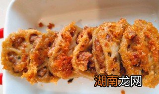 酥炸藕夹的做法 香酥可口炸藕夹怎么做