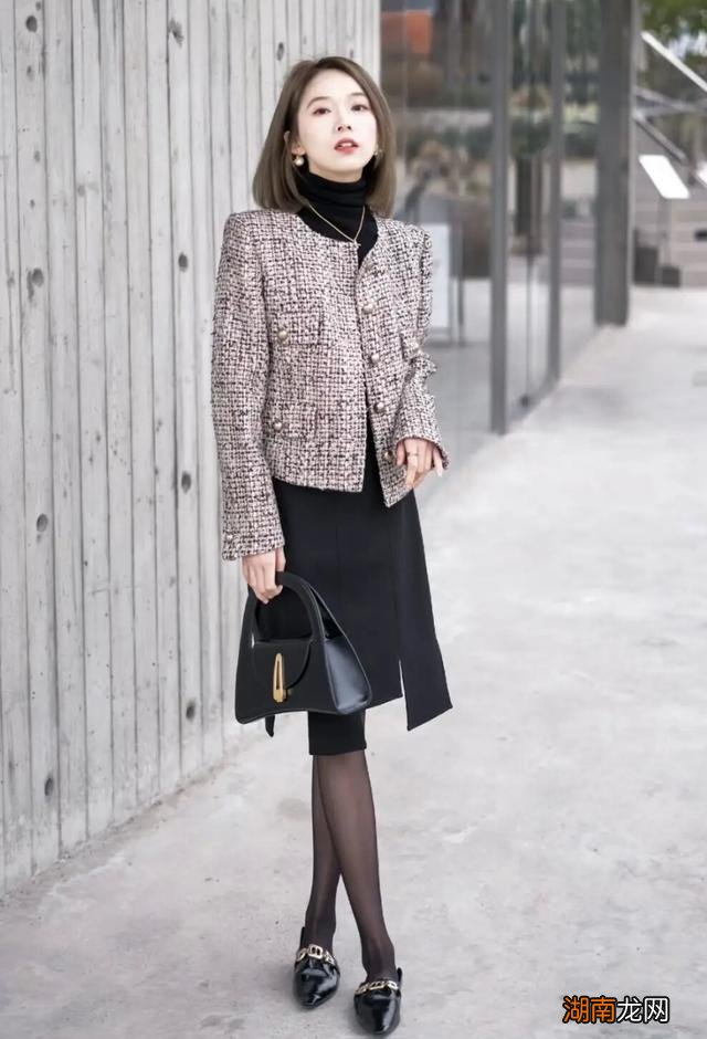 这才是体制内穿搭模板，优雅显气质，冬季可照搬