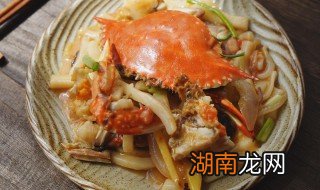 梭子蟹炒年糕的做法下厨房 梭子蟹炒年糕的做法
