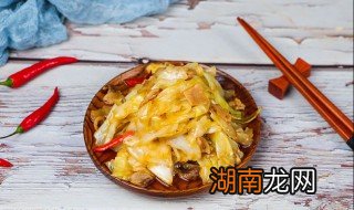 手撕包菜的家庭做法 手撕包菜简单的做法