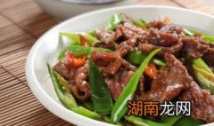 青椒炒牛肉丝的做法 青椒炒牛肉