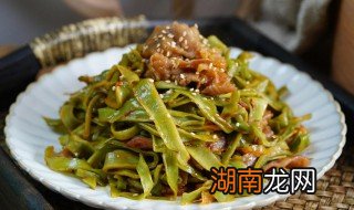 贡菜的做法 凉拌贡菜的做法