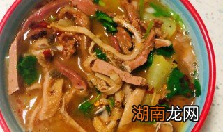 杂碎汤的做法 猪杂汤的做法