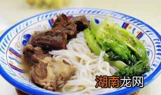 牛腩粉高汤怎样做的 高州牛腩粉的做法和配方