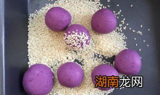 紫薯球的做法 椰蓉紫薯球的做法