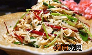 凉拌豆腐丝怎么做好吃 豆腐丝怎么做好吃