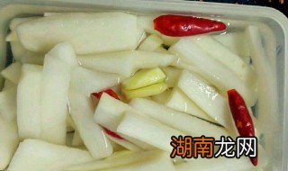 泡白萝卜怎么泡又脆又好吃 萝卜怎么泡又脆又好吃