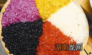 五彩糯米饭的颜色原料 五彩糯米饭的颜色是用什么染的