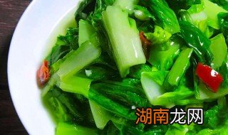 炒青菜怎么炒 炒青菜