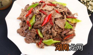 猪肺怎么炒才好吃 猪肺怎么炒才好吃图片