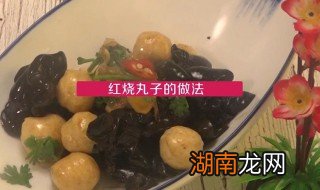 红烧丸子的家常做法窍门 红烧丸子的家常做法