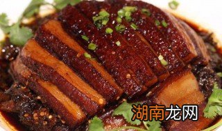 梅干菜扣肉做法家常菜 梅干菜扣肉的做法家常