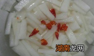 白萝卜的腌制方法酸甜脆 白萝卜的腌制方法