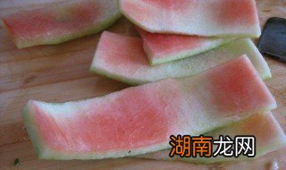 西瓜皮做凉粉怎么做好吃 西瓜皮凉粉的做法