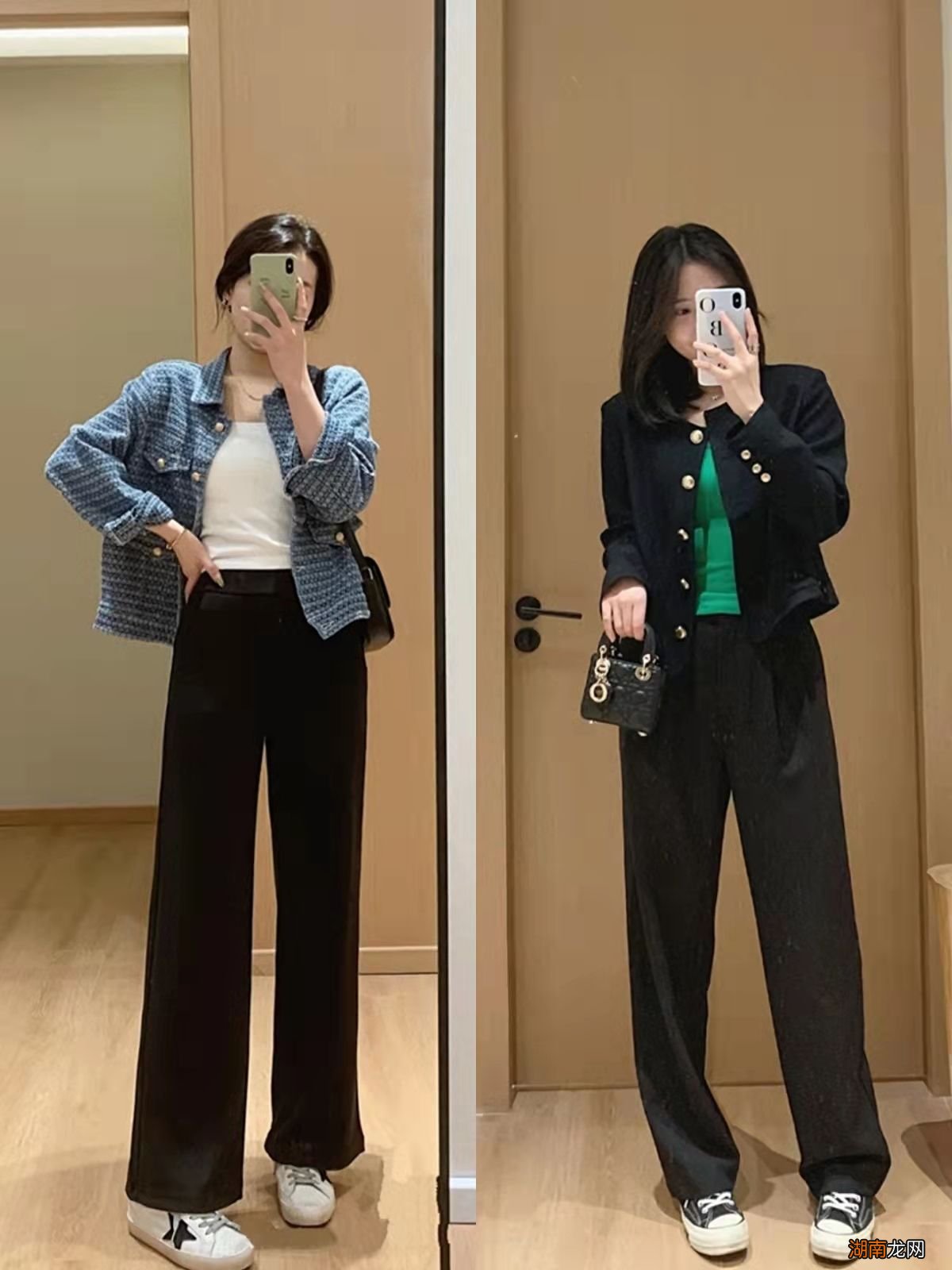 春季阔腿裤的搭配方案 阔腿裤搭什么上衣好看图片