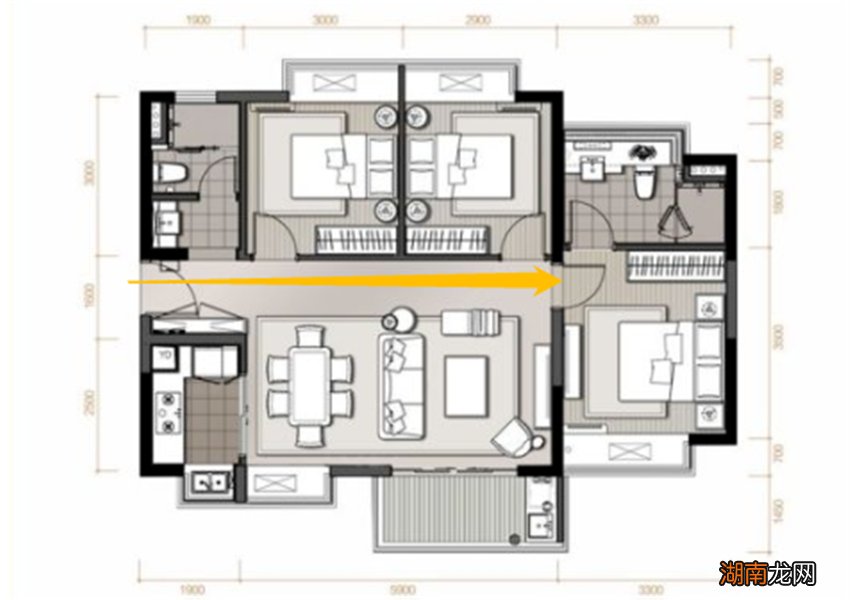 我家入户门正对卧室怎么办 进户门对着卧室门怎么装修