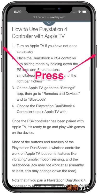 教你如何在苹果手机iPhone11Pro和平板电脑iPad中进行全屏截图长图