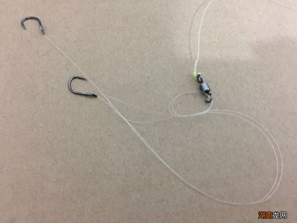 八字环与双钩子线的绑法有几种 双钩怎么绑在八字环上